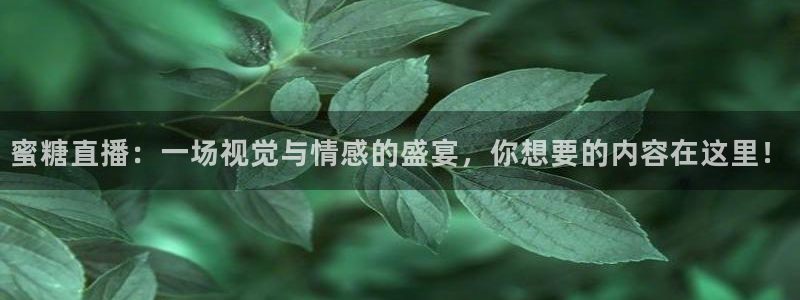 龙门直播体育直播：蜜糖直播：一场视觉与情感的盛宴，你想要的内容在这里！