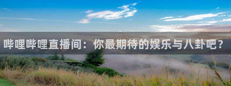 龙门免费直播：哔哩哔哩直播间：你最期待的娱乐与八卦吧？